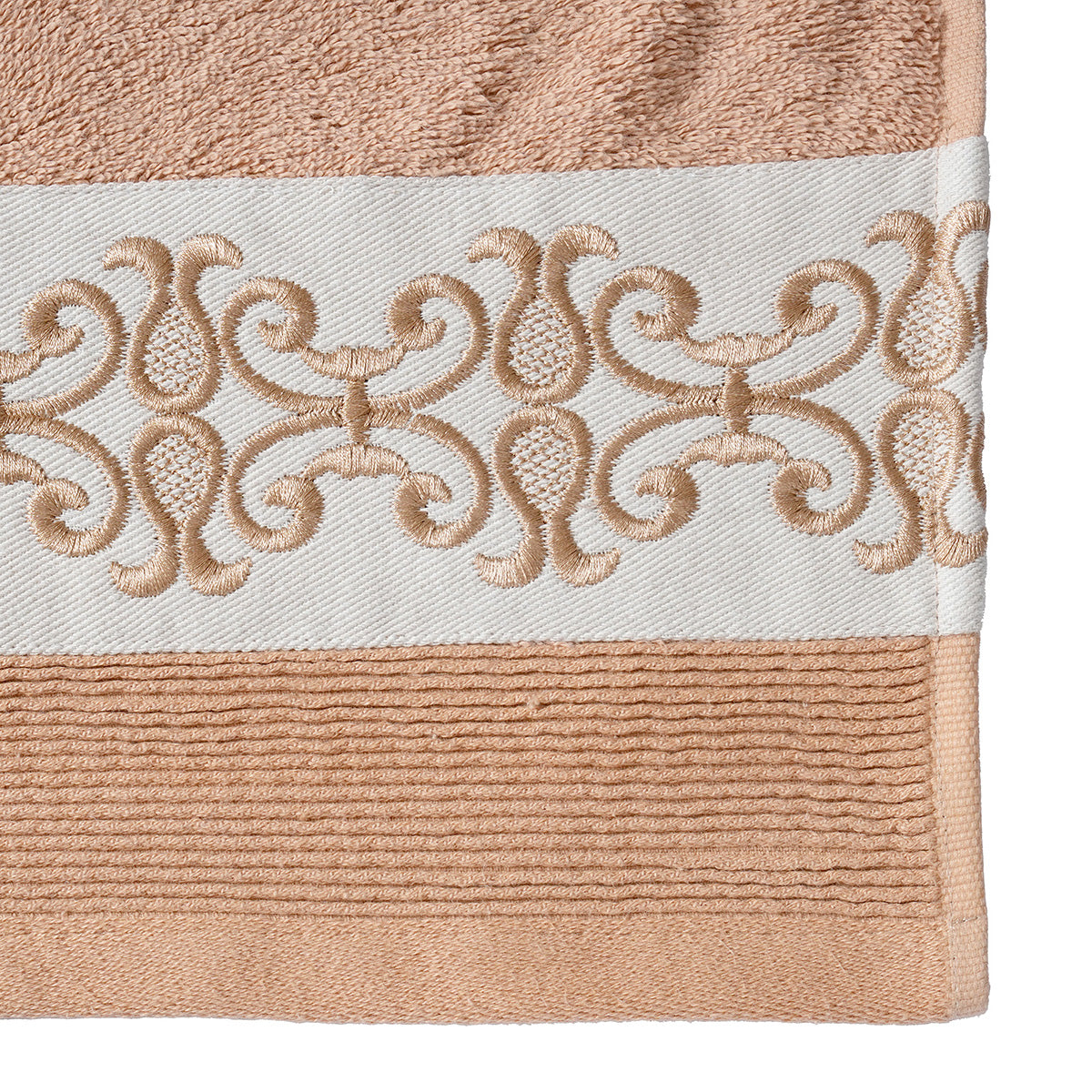 Elegance Embroidery Machine 100% Cotton Rust Towel