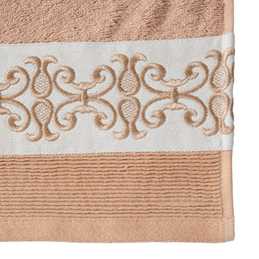 Elegance Embroidery Machine 100% Cotton Rust Towel
