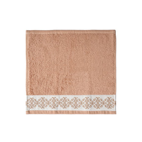 Elegance Embroidery Machine 100% Cotton Rust Towel