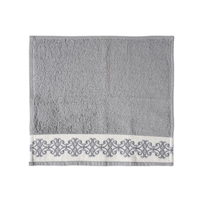 Elegance Embroidery Machine 100% Cotton Grey Towel