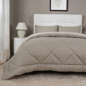 Gravel reversible textured Green Quilt
