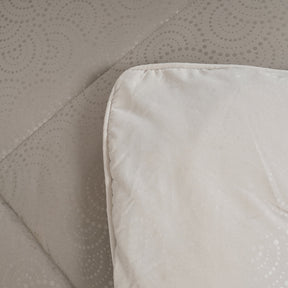 Gravel reversible textured Green Quilt