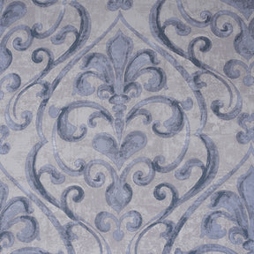 PBS Vintage Chic Dawson 100% Cotton 8 Pcs Duvet Cover Set Blue