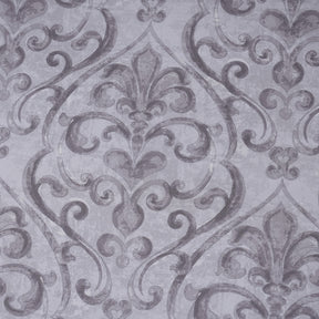 PBS Vintage Chic Dawson 100% Cotton Duvet Cover With Pillow Case Grey