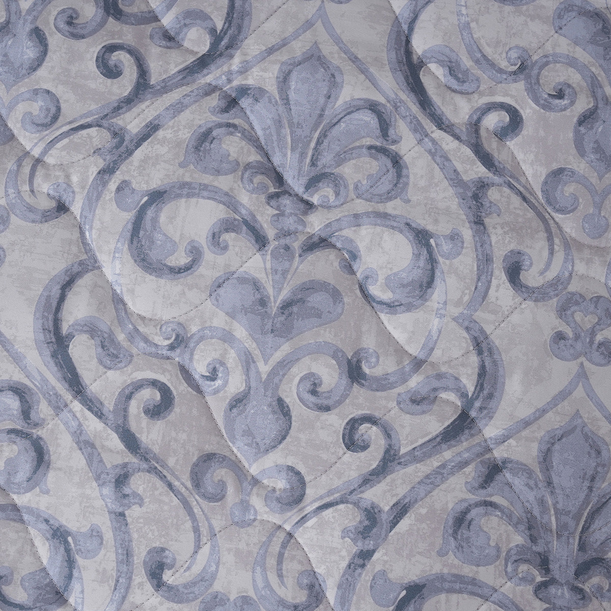 PBS Vintage Chic Dawson Quilt/Quilted Bed Cover Blue