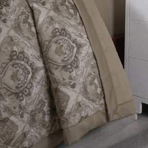 PBS Vintage Chic Edmund Quilt/Quilted Bed Cover Beige