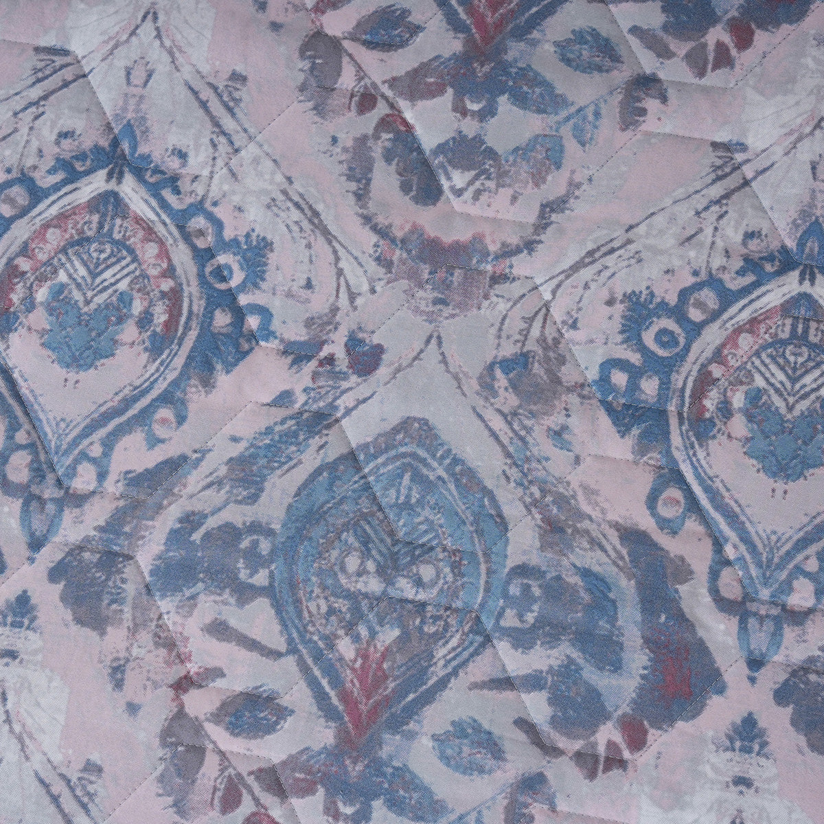 PBS Vintage Chic Edmund Quilt/Quilted Bed Cover Blue