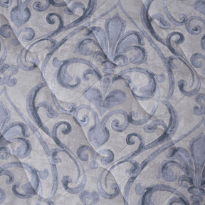 PBS Vintage Chic Dawson 6 Pcs Quilt Set /Quilted Bed Cover Blue