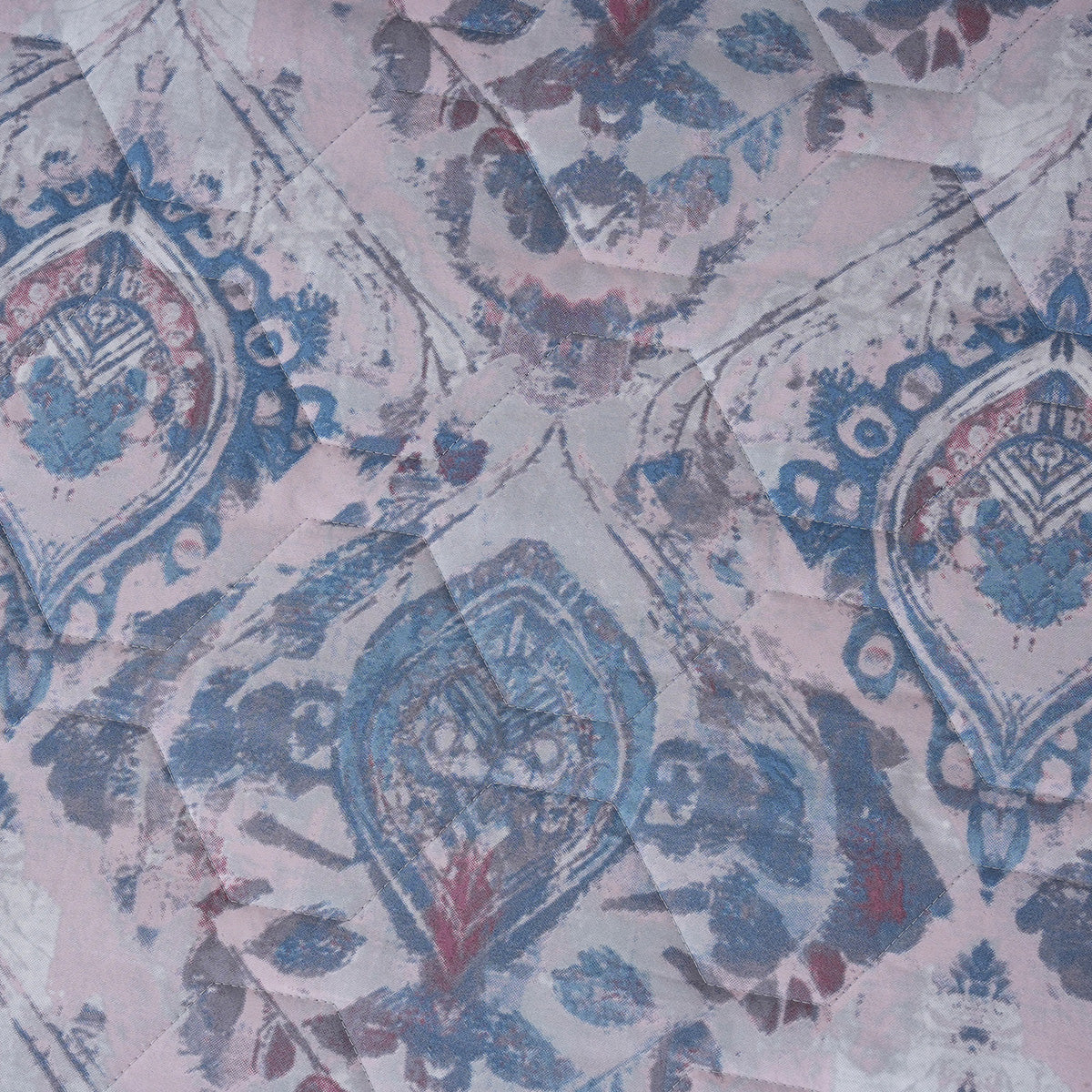 PBS Vintage Chic Edmund 6 Pcs Quilt Set /Quilted Bed Cover Blue