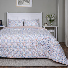 Sensory Bloom Avery 4 pcs Blue Quilt Set