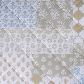 Hermosa Sensory Bloom Lennon Quilt Yellow