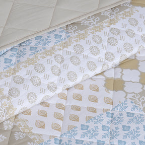 Sensory Bloom Lennon 4 pcs Yellow Quilt Set