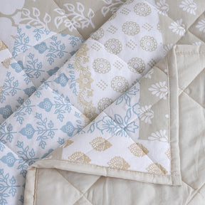Sensory Bloom Lennon 4 pcs Yellow Quilt Set