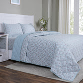 Hermosa Sensory Bloom Jude Quilt Blue