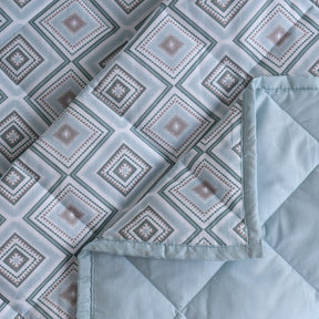Hermosa Sensory Bloom Jude Quilt Blue
