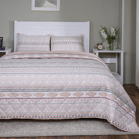 Sensory Bloom Allegra 4 pcs Peach Quilt Set
