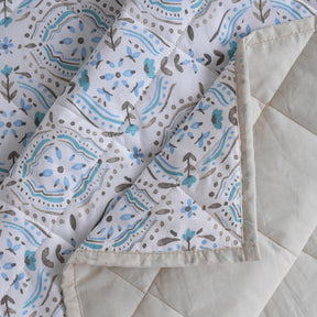 Hermosa Sensory Bloom Avery Quilt Orange