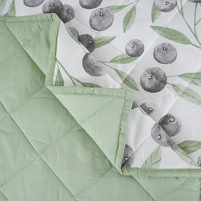 Sensory Bloom Myrtille extremely Cozy Green Quilt