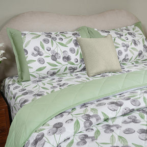 Sensory Bloom Myrtille 4 pcs Green Quilt Set
