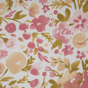 Sensory Bloom Zesty 100% Cotton Pink Bed Sheet with Pillow Case