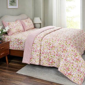 Sensory Bloom Zesty extremely Cozy Pink Quilt