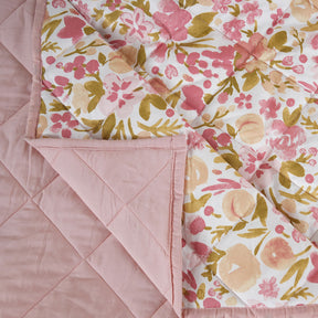 Sensory Bloom Zesty extremely Cozy Pink Quilt