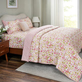 Sensory Bloom Zesty 4 pcs Pink Quilt Set