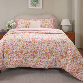 Sensory Bloom Zesty 4 pcs Pink Quilt Set