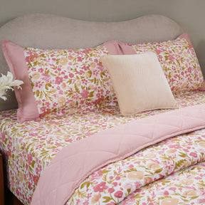 Sensory Bloom Zesty 4 pcs Pink Quilt Set