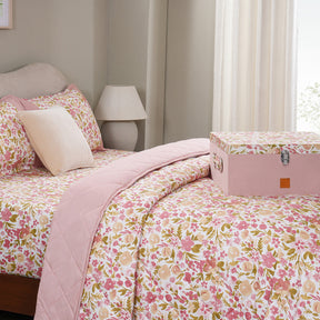 Sensory Bloom Zesty 4 pcs Pink Quilt Set
