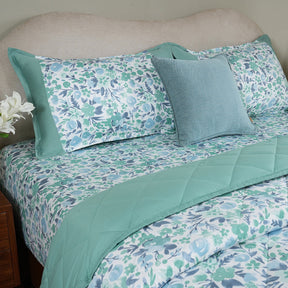 Sensory Bloom Zesty 4 pcs Aqua Quilt Set
