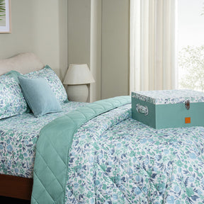 Sensory Bloom Zesty 4 pcs Aqua Quilt Set