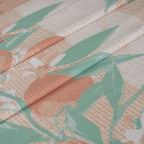 Sensory Bloom Colorsplash 100% Cotton Peach Bed Sheet with Pillow Case