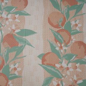 Sensory Bloom Colorsplash 100% Cotton Peach Bed Sheet with Pillow Case