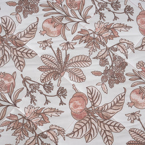 Sensory Bloom Fruity Foliage extremely Cozy Pink Quilt