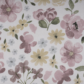 Sensory Bloom Petalyn 100% Cotton Pink Fitted Sheet with Pillow Case
