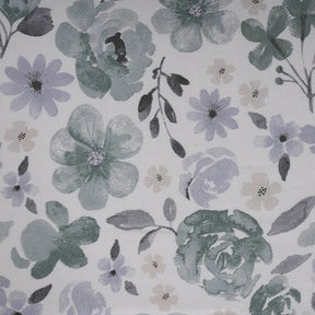Sensory Bloom Petalyn 100% Cotton Blue Bed Sheet with Pillow Case