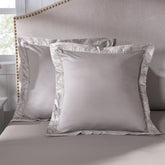Classical Ornate Baroque Feathering Pillow Case Euro Set Neutral