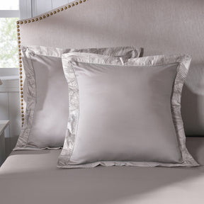 Classical Ornate Baroque Feathering Pillow Case Euro Set Neutral