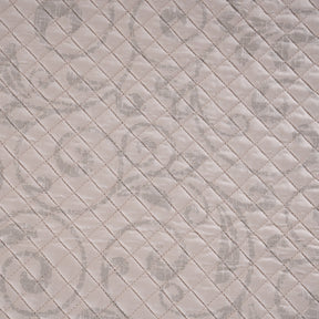 Classical Ornate Seamless Scroll Quilt/Quilted Bed Cover Neutral
