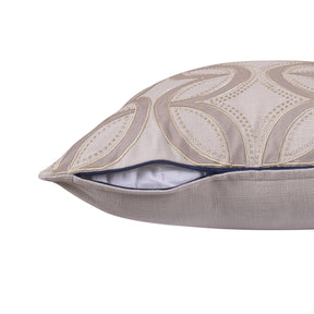 Classical Ornate Harlequin Curves Cushion Cover Gold