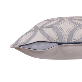 Classical Ornate Harlequin Curves Cushion Cover Neutral