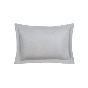 Classical Ornate Acorus Bliss Pillow Sham Set Aqua