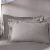 Classical Ornate Acorus Bliss Pillow Sham Set Neutral