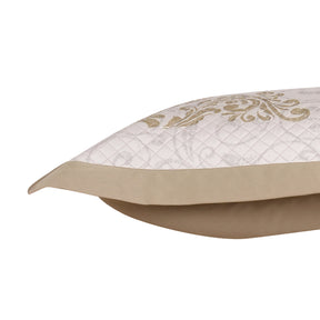 Classical Ornate Seamless Scroll Pillow Sham Set Gold