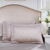 Classical Ornate Twirls & Swirls Pillow Sham Set Neutral