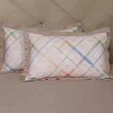 Eclectic Geo Rhombus Pillow Sham Set Beige