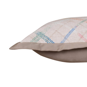 Eclectic Geo Rhombus Pillow Sham Set Beige