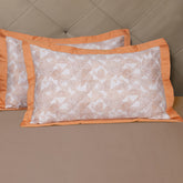 Eclectic Geo Triangle Pillow Sham Set Rust