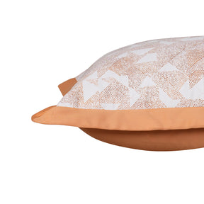 Eclectic Geo Triangle Pillow Sham Set Rust